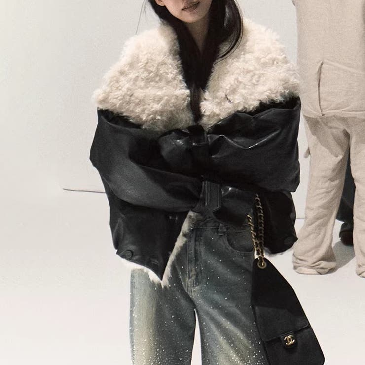 パーカー風アウター マットで柔らかな光沢 ふんわりシープボア | 17kg | 詳細画像14 