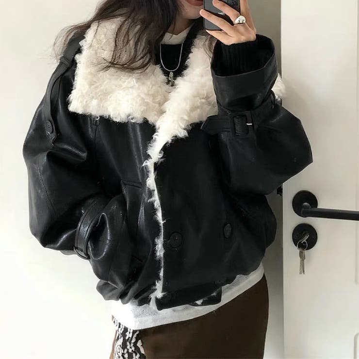 パーカー風アウター マットで柔らかな光沢 ふんわりシープボア | 17kg | 詳細画像3 