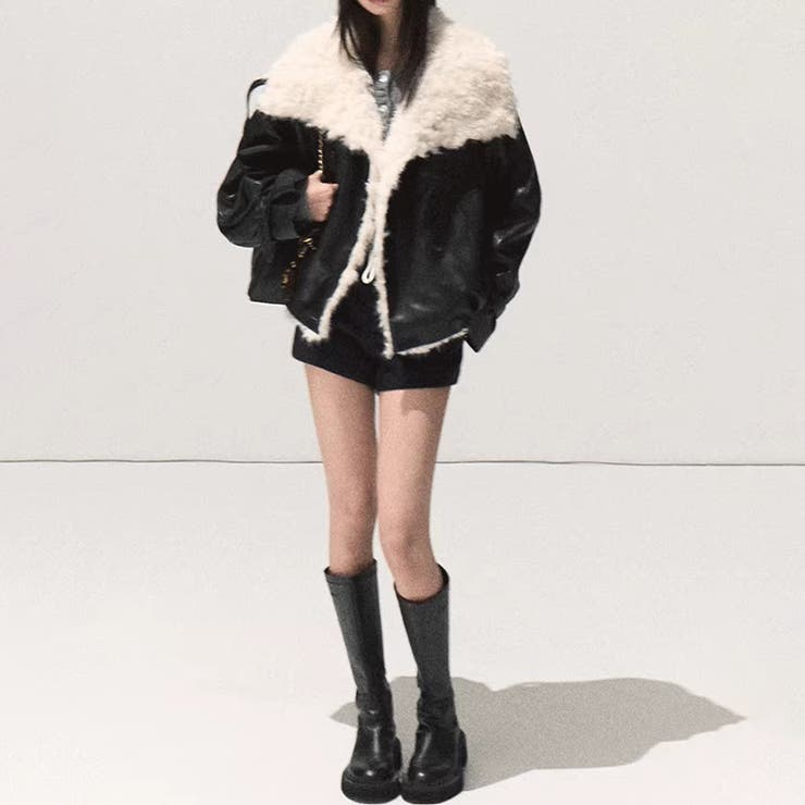 パーカー風アウター マットで柔らかな光沢 ふんわりシープボア | 17kg | 詳細画像26 