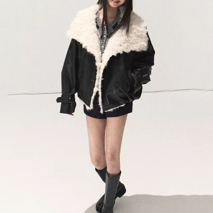 パーカー風アウター マットで柔らかな光沢 ふんわりシープボア | 17kg | 詳細画像27 