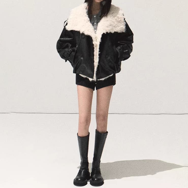 パーカー風アウター マットで柔らかな光沢 ふんわりシープボア | 17kg | 詳細画像29 