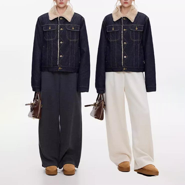 ゆるカワコーデ☆デニム×シープボアジャケット体型カバーアウター | 17kg | 詳細画像14 