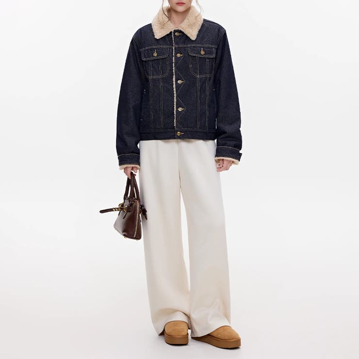 ゆるカワコーデ☆デニム×シープボアジャケット体型カバーアウター | 17kg | 詳細画像15 