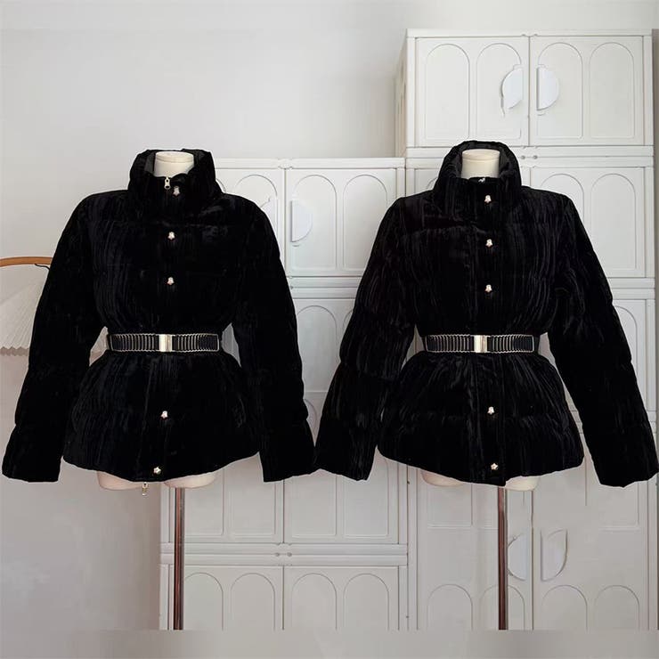 甘辛系ガールズ ベルベット「ブラックチョコ」90％グースダウンリバーシブル メタ… | 17kg | 詳細画像1 