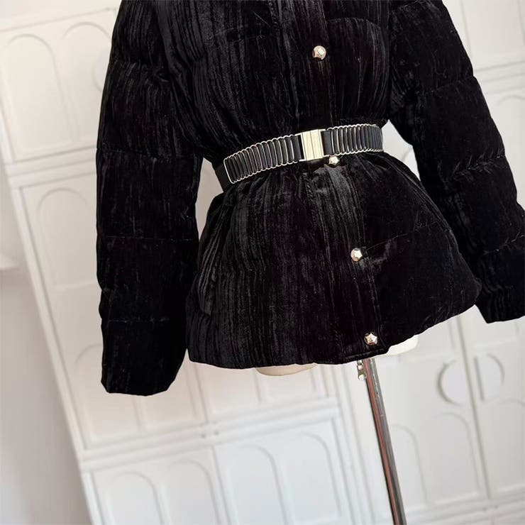 甘辛系ガールズ ベルベット「ブラックチョコ」90％グースダウンリバーシブル メタ… | 17kg | 詳細画像15 