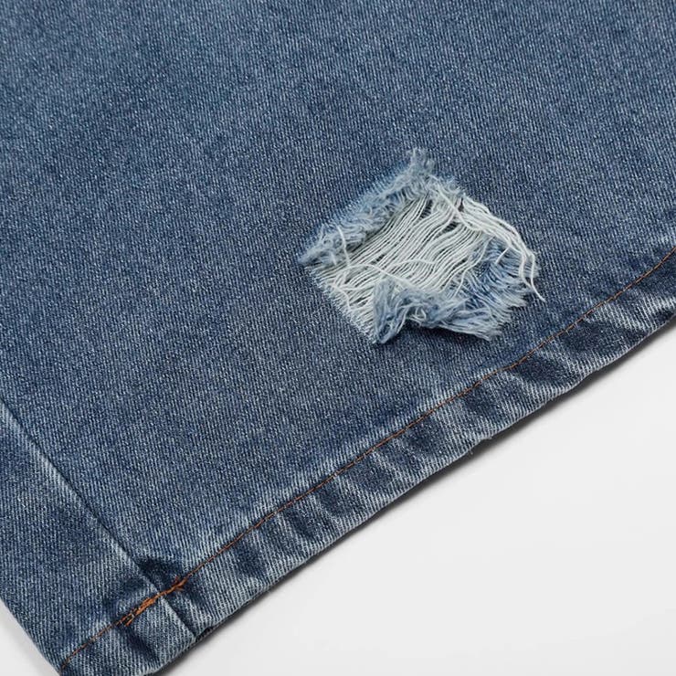 ユニセックス☆レトロ 高感度ストリート 星刺繍 デニムパンツカーブシルエット | 17kg | 詳細画像9 