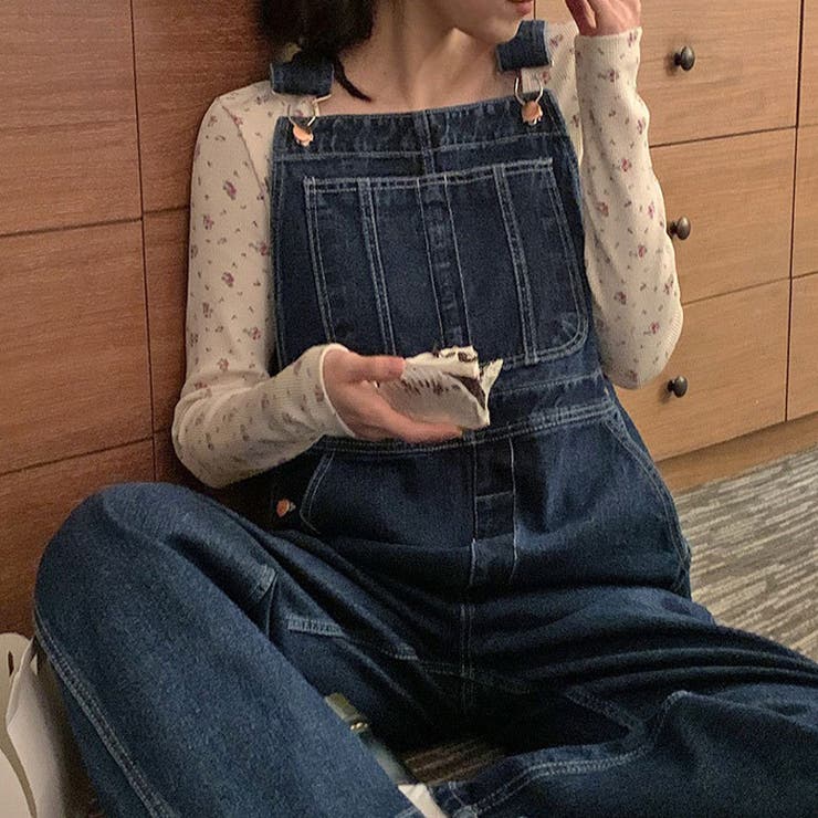 ゆるカワコーデ☆フラワープリント スクエアネック ショート丈 ニットトップス | 17kg | 詳細画像16 