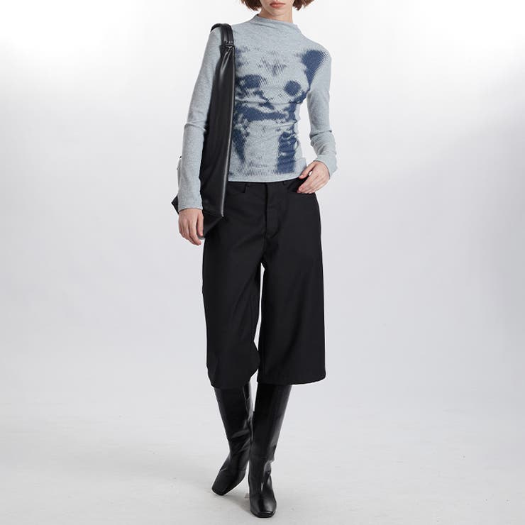 甘辛系ガールズ 猫プリント トップス長袖インナー | 17kg | 詳細画像10 