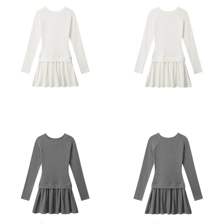 甘辛系ガールズ☆上品で細見えする長袖 プリーツスカート風 ワンピース | 17kg | 詳細画像16 