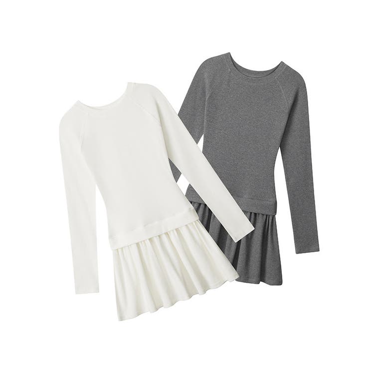 甘辛系ガールズ☆上品で細見えする長袖 プリーツスカート風 ワンピース | 17kg | 詳細画像5 