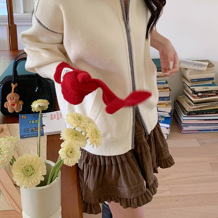 ミレニアル学園風 「レイヤード美学」ウエストゴム ベルベット | 17kg | 詳細画像43 