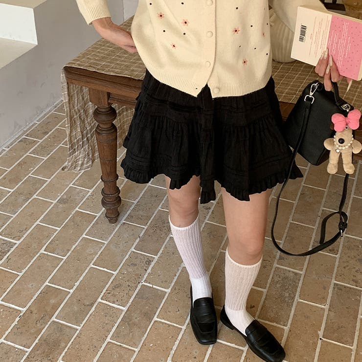 ミレニアル学園風 「レイヤード美学」ウエストゴム ベルベット | 17kg | 詳細画像47 