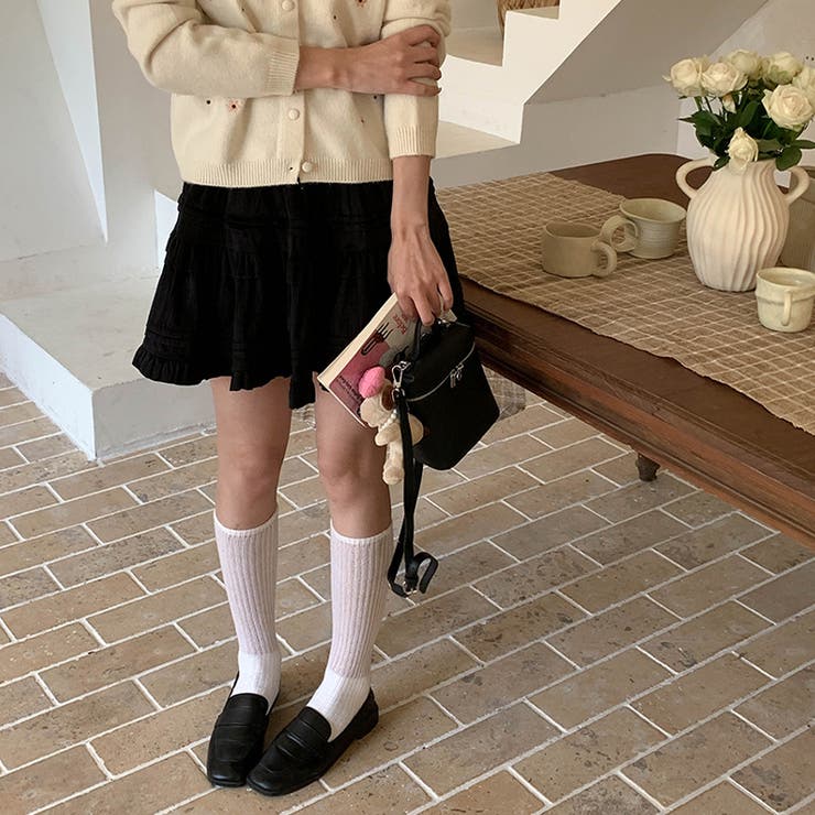 ミレニアル学園風 「レイヤード美学」ウエストゴム ベルベット | 17kg | 詳細画像49 