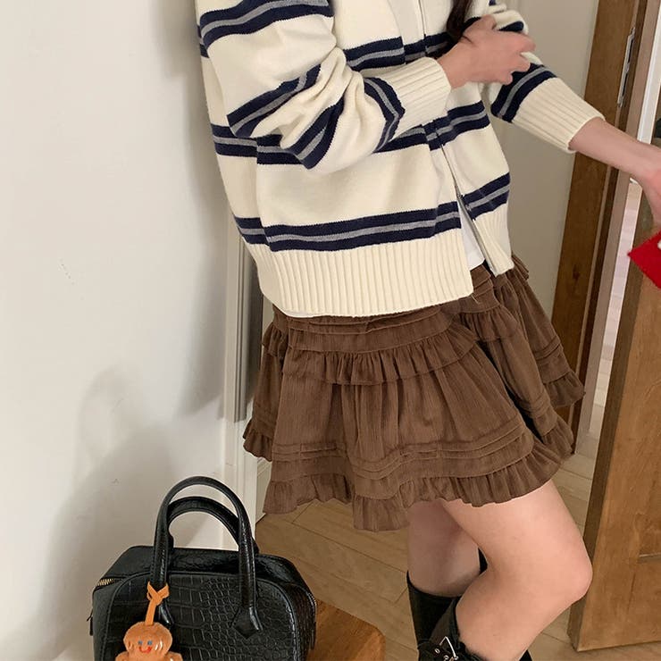 ミレニアル学園風 「レイヤード美学」ウエストゴム ベルベット | 17kg | 詳細画像50 