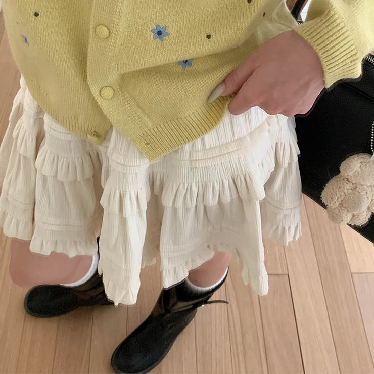 ミレニアル学園風 「レイヤード美学」ウエストゴム ベルベット | 17kg | 詳細画像73 