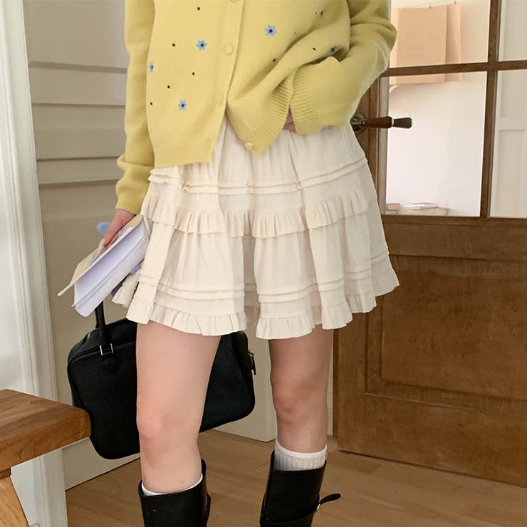 ミレニアル学園風 「レイヤード美学」ウエストゴム ベルベット | 17kg | 詳細画像76 