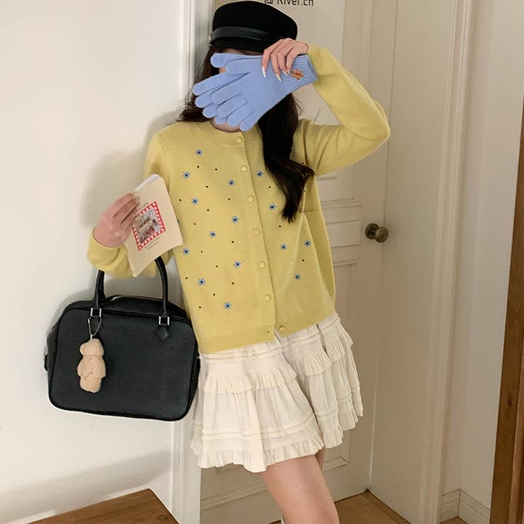 ミレニアル学園風 「レイヤード美学」ウエストゴム ベルベット | 17kg | 詳細画像79 