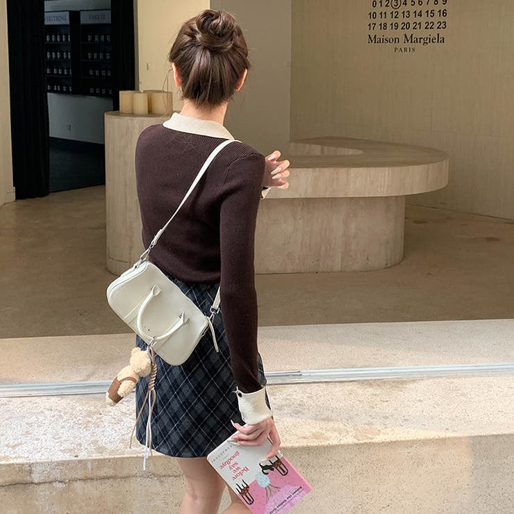 ミレニアル学園風 「インテリ優等生」配色切り替え フェイクレイヤード | 17kg | 詳細画像9 