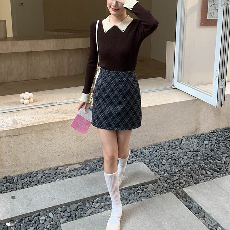 ミレニアル学園風 「インテリ優等生」配色切り替え フェイクレイヤード | 17kg | 詳細画像10 