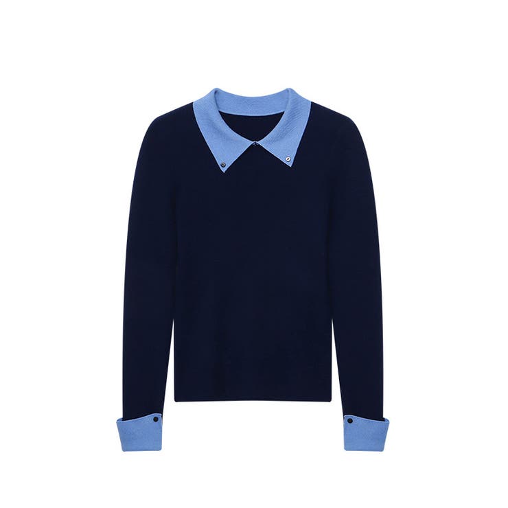 ミレニアル学園風 「インテリ優等生」配色切り替え フェイクレイヤード | 17kg | 詳細画像4 