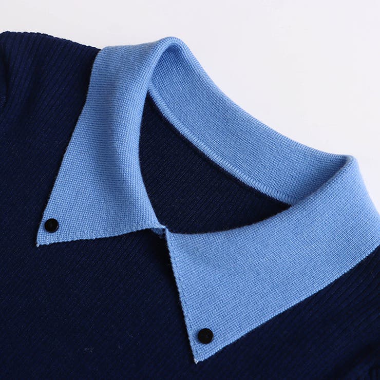 ミレニアル学園風 「インテリ優等生」配色切り替え フェイクレイヤード | 17kg | 詳細画像25 