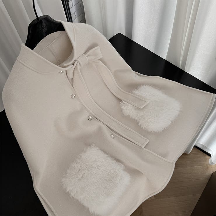 甘辛系ガールズ 「お嬢様ケープ」オーダーメイドボタンフォックスファー付きポケット… | 17kg | 詳細画像9 