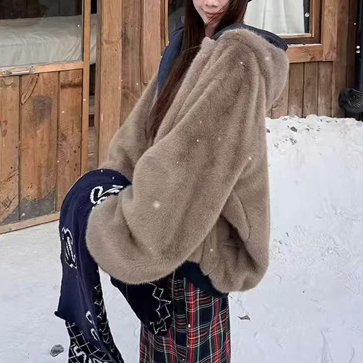 ユニセックス☆リバーシブル着用可中綿ジャケットゆったり 防寒 厚手