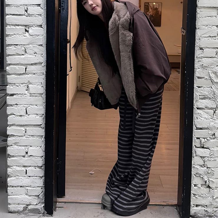 ユニセックス☆リバーシブル着用可中綿ジャケットゆったり 防寒 厚手ジャケット | 17kg | 詳細画像11 