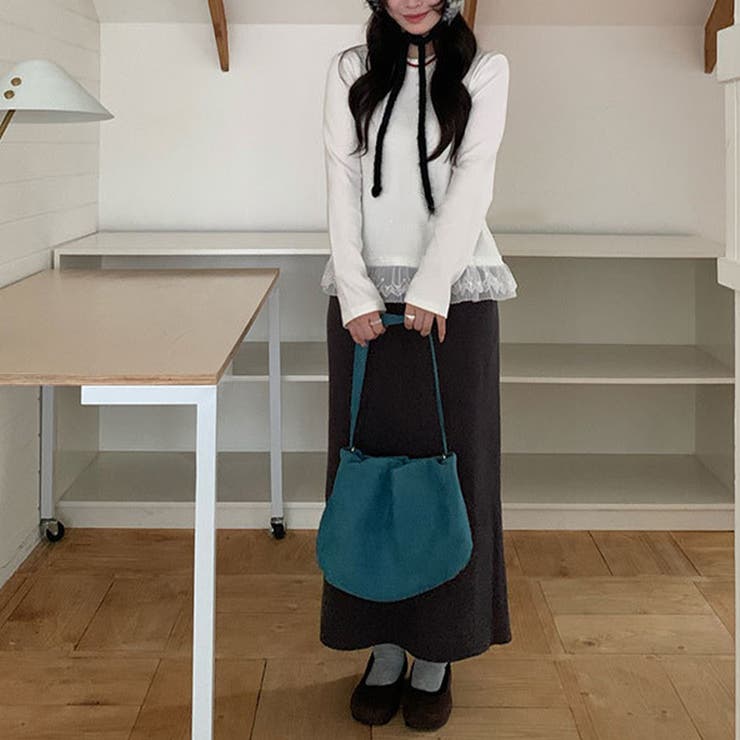 ゆるカワコーデ☆Tシャツ メッシュ切替 細見え フェイクレイヤード | 17kg | 詳細画像5 