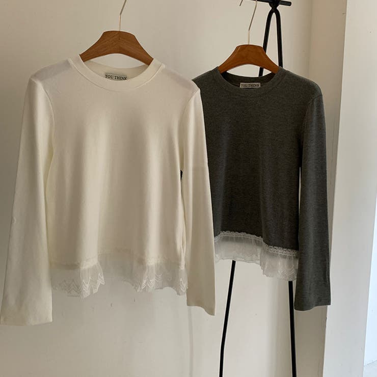 ゆるカワコーデ☆Tシャツ メッシュ切替 細見え フェイクレイヤード | 17kg | 詳細画像4 