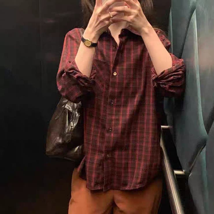 レッド | ミレニアル学園風 韓国バージョン チェック柄 | 17kg