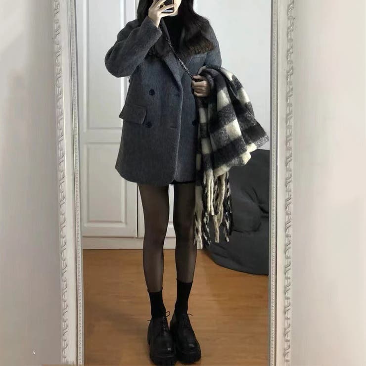 今季トレンド☆ウールコート厚手 ショート丈 | 17kg | 詳細画像2 