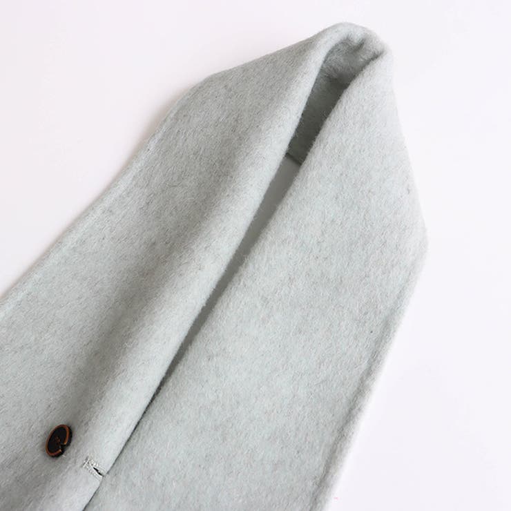 ゆるカワコーデ☆スカーフ付き デザイン性 上品 ウールコート | 17kg | 詳細画像26 