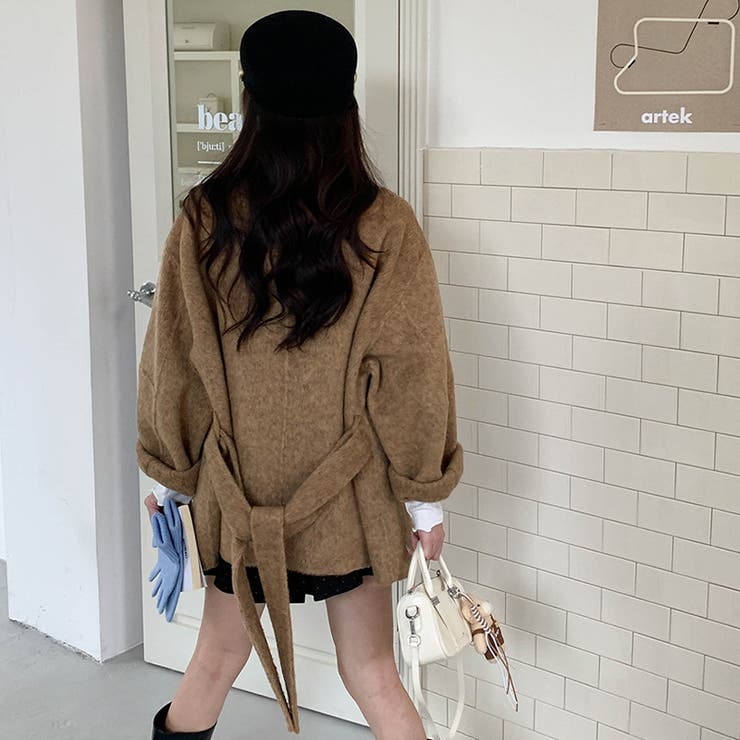 リラックスコレクター☆スタンドカラー ウール ダブルフェイス コート | 17kg | 詳細画像30 