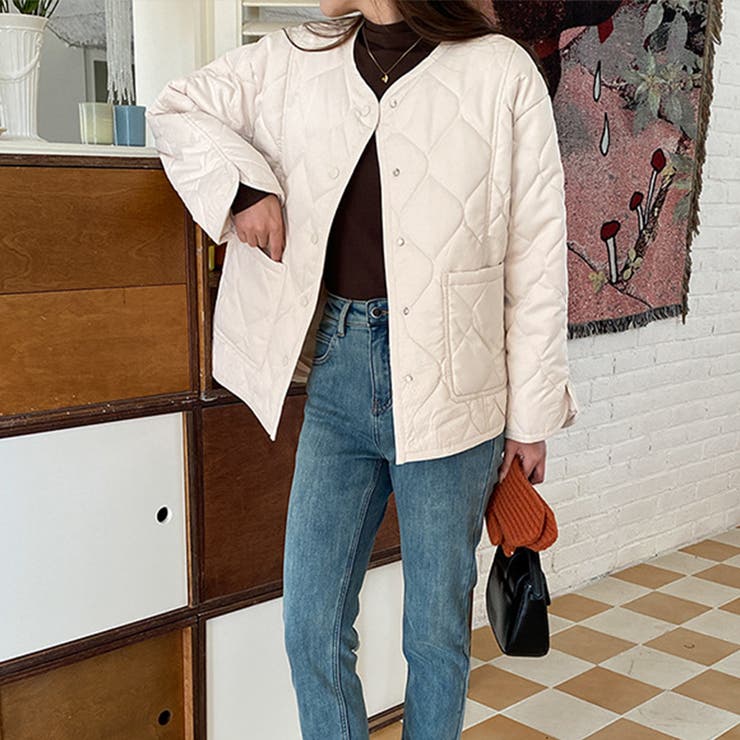 気負わず快適☆キルティング切替 軽量 中綿 ジャケット | 17kg | 詳細画像2 