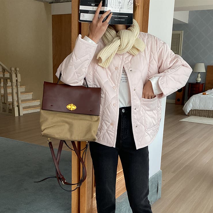 気負わず快適☆キルティング切替 軽量 中綿 ジャケット | 17kg | 詳細画像8 