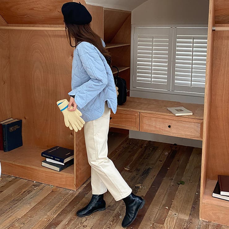 気負わず快適☆キルティング切替 軽量 中綿 ジャケット | 17kg | 詳細画像18 