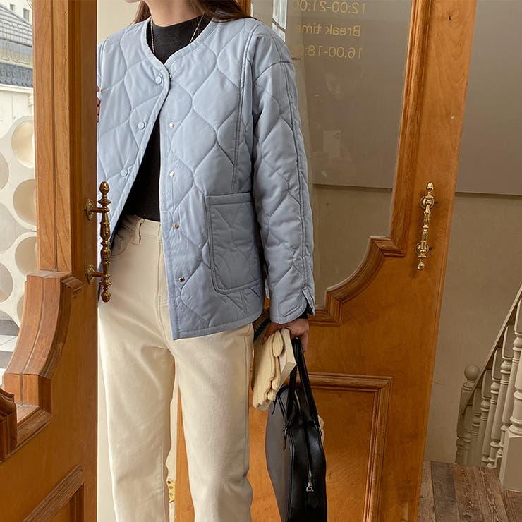 気負わず快適☆キルティング切替 軽量 中綿 ジャケット | 17kg | 詳細画像25 