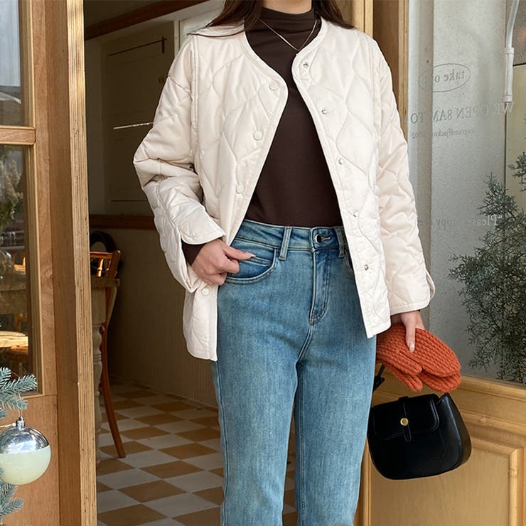 気負わず快適☆キルティング切替 軽量 中綿 ジャケット | 17kg | 詳細画像35 