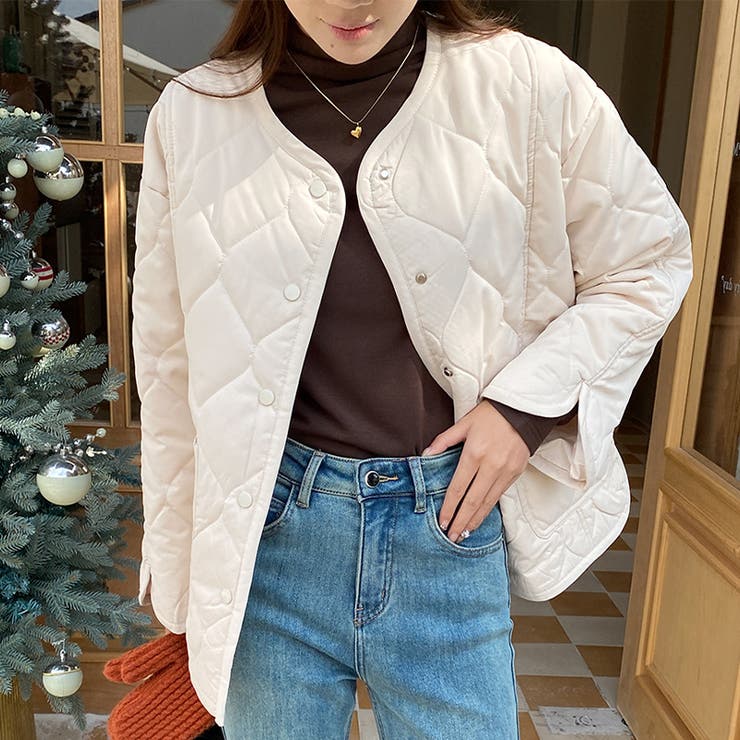 気負わず快適☆キルティング切替 軽量 中綿 ジャケット | 17kg | 詳細画像36 