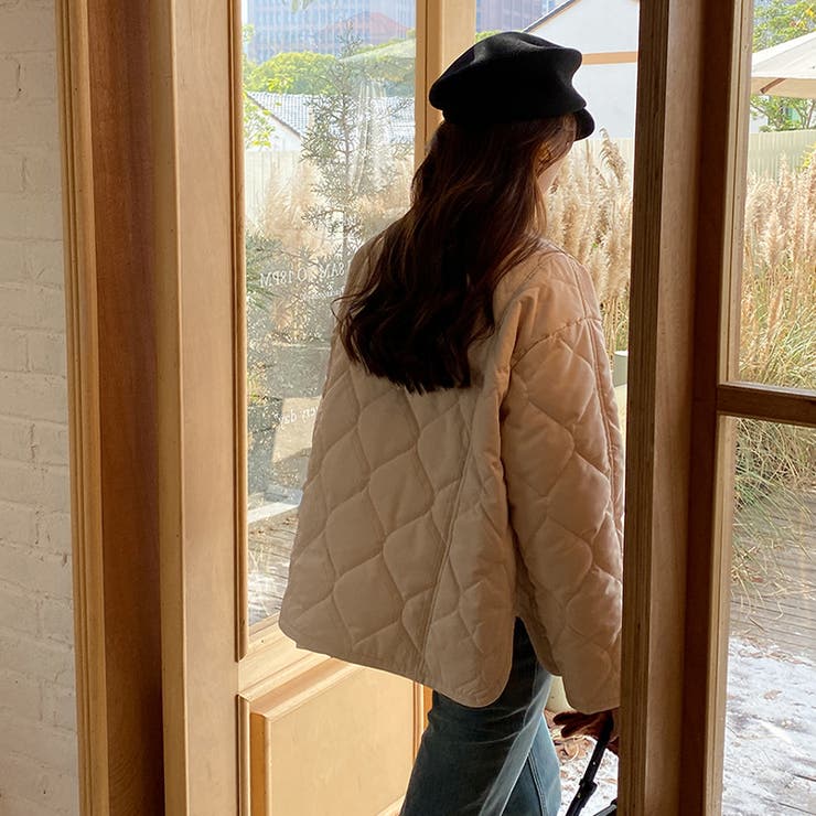 気負わず快適☆キルティング切替 軽量 中綿 ジャケット | 17kg | 詳細画像38 