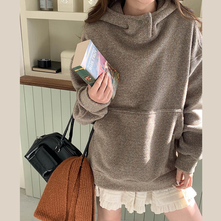 リラックスコレクター☆ゆったり保温 フード付きスウェットパーカー | 17kg | 詳細画像19 