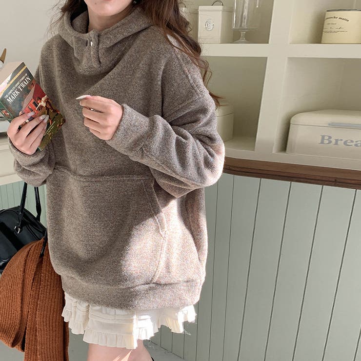 リラックスコレクター☆ゆったり保温 フード付きスウェットパーカー | 17kg | 詳細画像21 