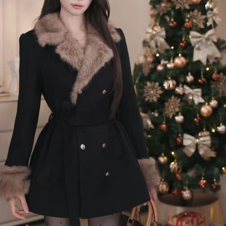 甘辛系ガールズ ウエストリボン付き シェイプシルエットダブルブレスト | 17kg | 詳細画像4 