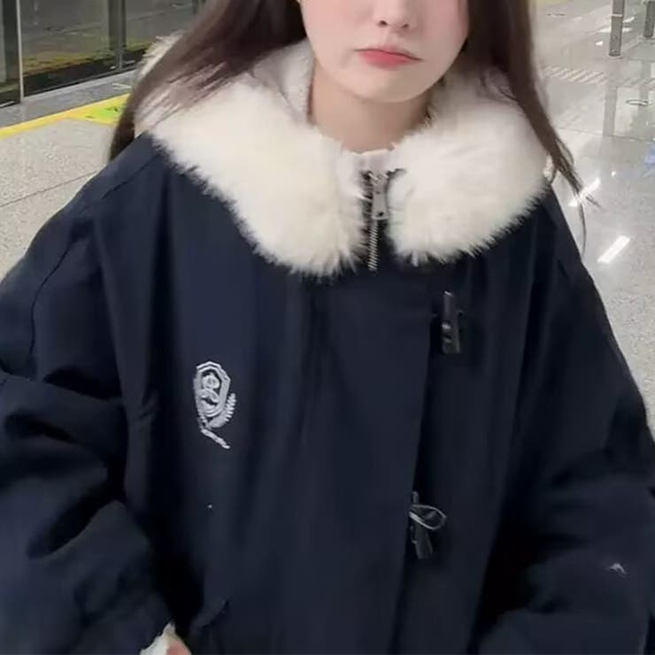 気負わず快適☆中綿ジャケットショート丈 ボア切替 | 17kg | 詳細画像10 