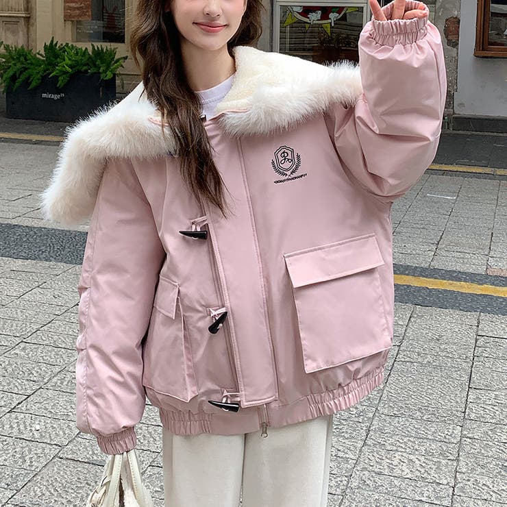 気負わず快適☆中綿ジャケットショート丈 ボア切替 | 17kg | 詳細画像19 