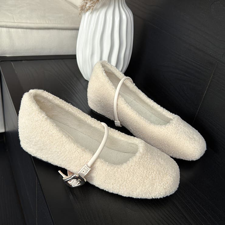 ソックス付きファーシューズワンストラップ ドットソール | 17kg | 詳細画像21 