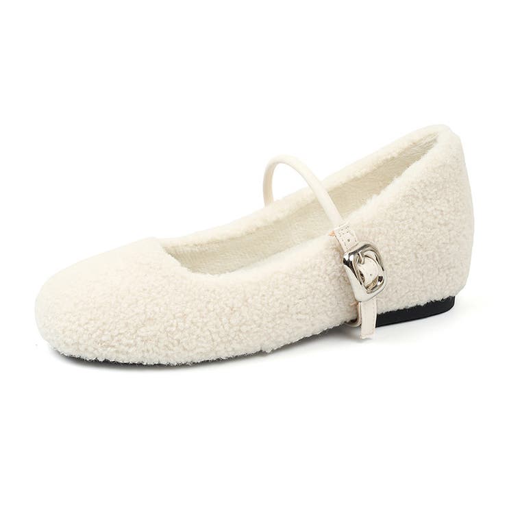 ソックス付きファーシューズワンストラップ ドットソール | 17kg | 詳細画像5 