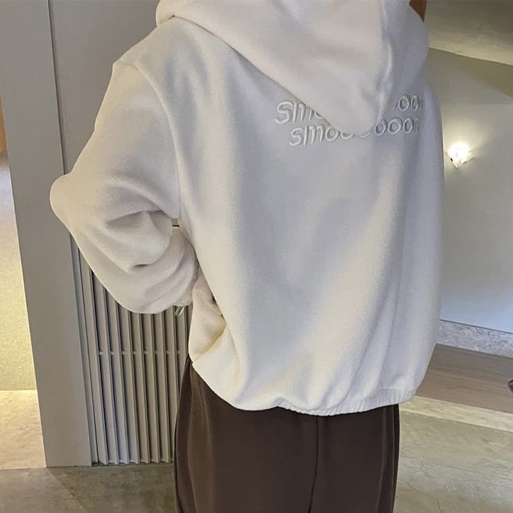 ゆるカワコーデ☆ボアフリース フード付きスウェットアウター | 17kg | 詳細画像6 