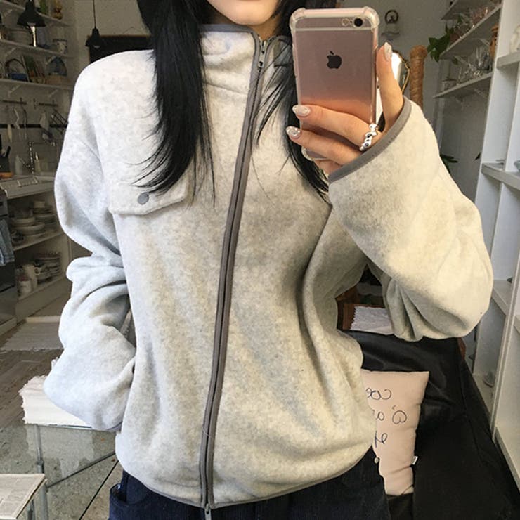 リラックスコレクター☆ボアフリース フード付き ショート丈アウター | 17kg | 詳細画像15 